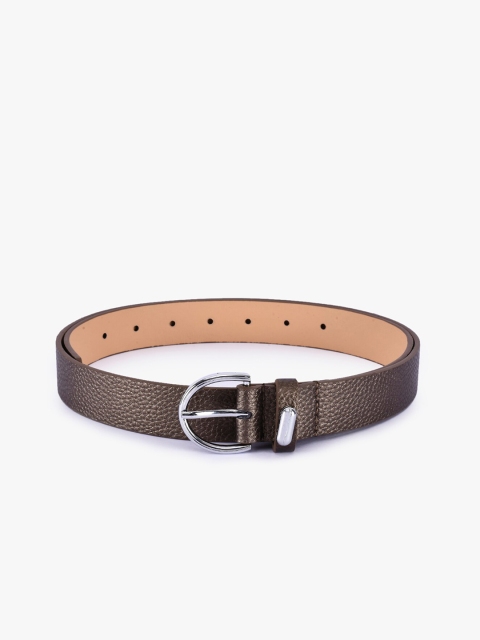 

BuckleUp Women Brown Textured Belt