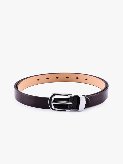 

BuckleUp Women Brown Solid Belt