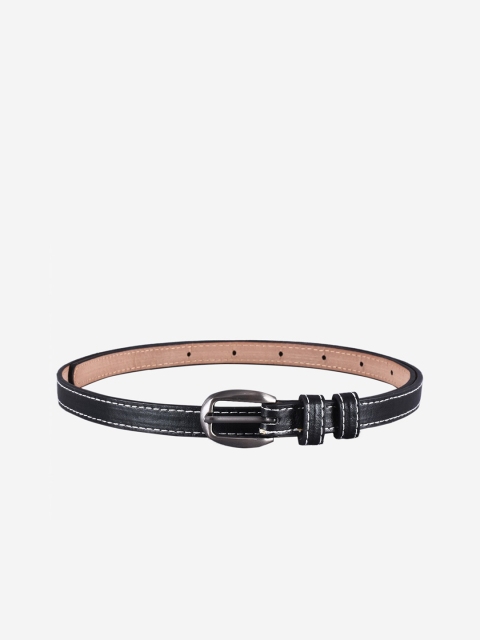 

BuckleUp Women Black Textured Belt