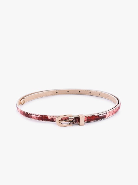 

BuckleUp Women Brown Printed Belt
