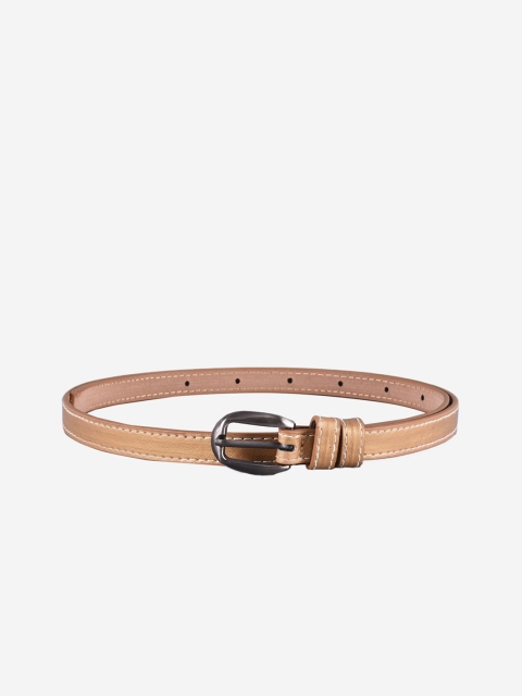 

BuckleUp Women Gold-Toned Solid Belt