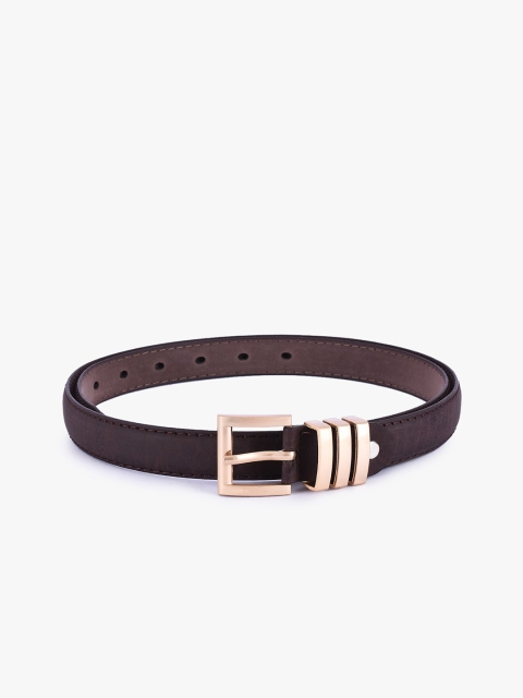 

BuckleUp Women Brown Textured Belt