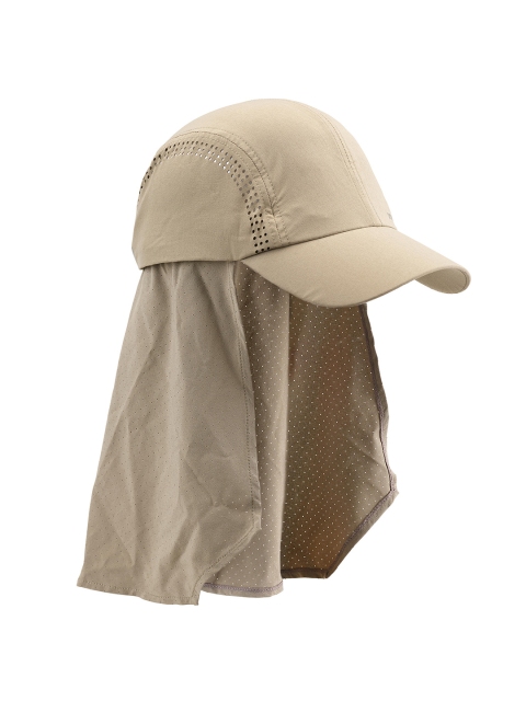 

SOLOGNAC By Decathlon Unisex Beige Solid Snapback Breathable Cap