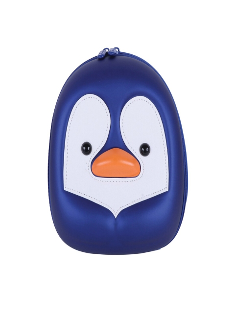 

Archies Unisex Kids Blue & White Penguin Graphic Backpacks