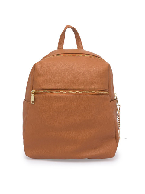 

Sole To Soul Women Tan Brown Backpacks with Daisy Chains