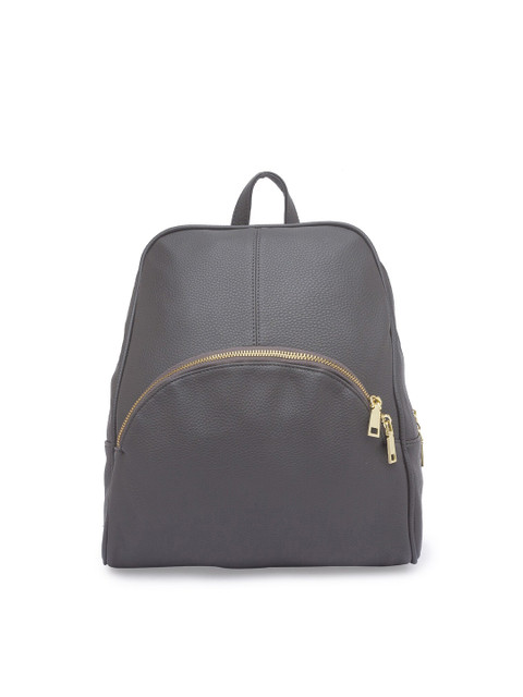 

Sole To Soul Women Grey Backpacks with Daisy Chains