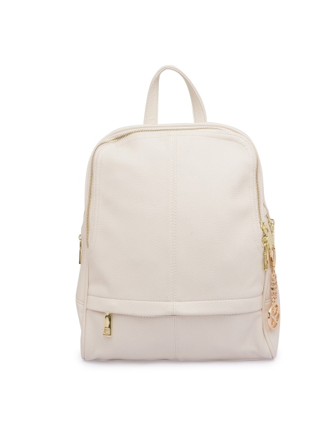 

Sole To Soul Women Beige Textured Backpack