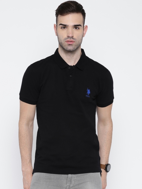 

U.S. Polo Assn. Black Polo T-shirt