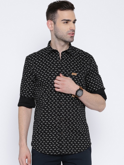 

U.S. Polo Assn. Denim Co. Black Floral Print Casual Shirt
