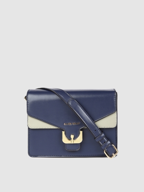 

Allen Solly Navy Blue Solid Sling Bag