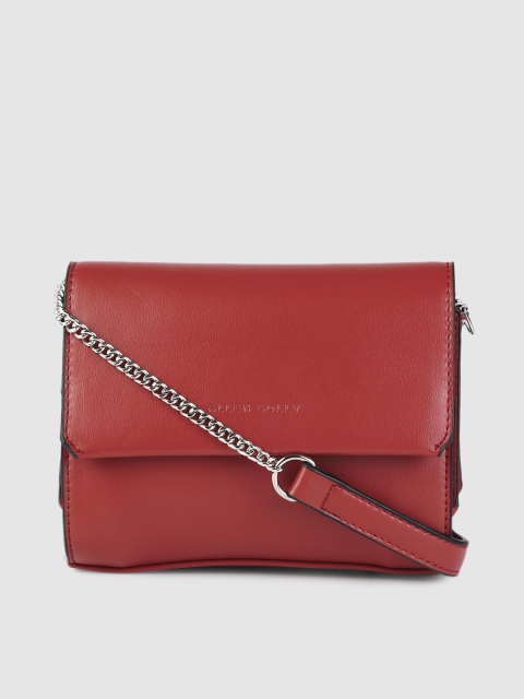 

Allen Solly Women Red Solid Sling Bag
