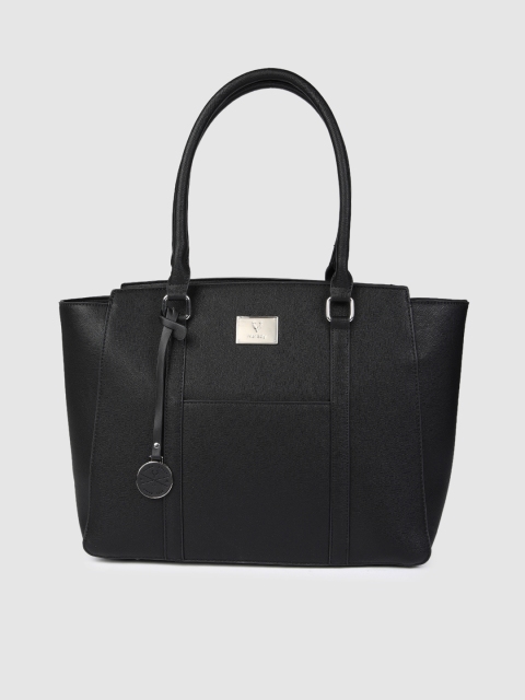 

Allen Solly Black Solid Shoulder Bag