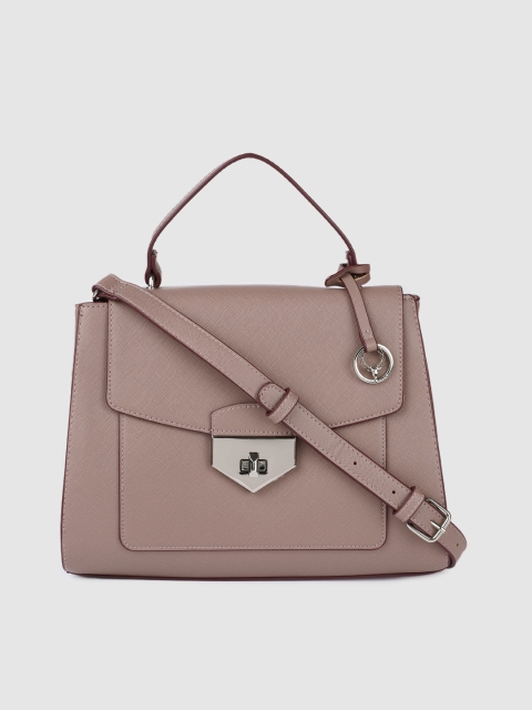 

Allen Solly Pink Structured Satchel