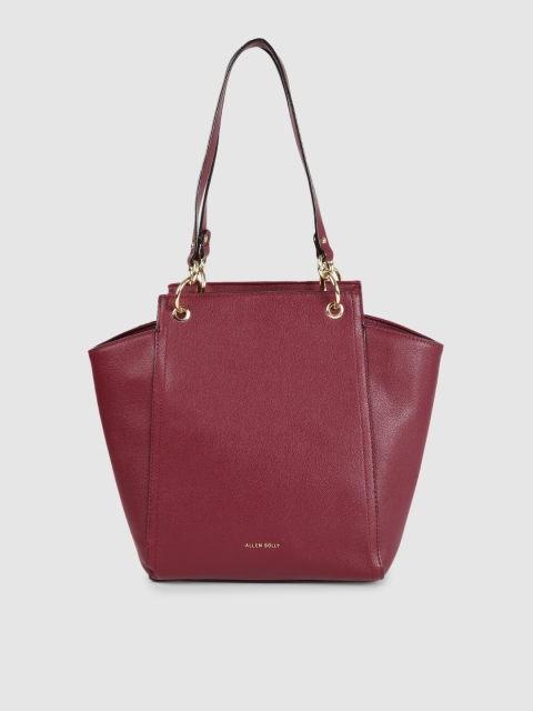 

Allen Solly Burgundy Structured Shoulder Bag