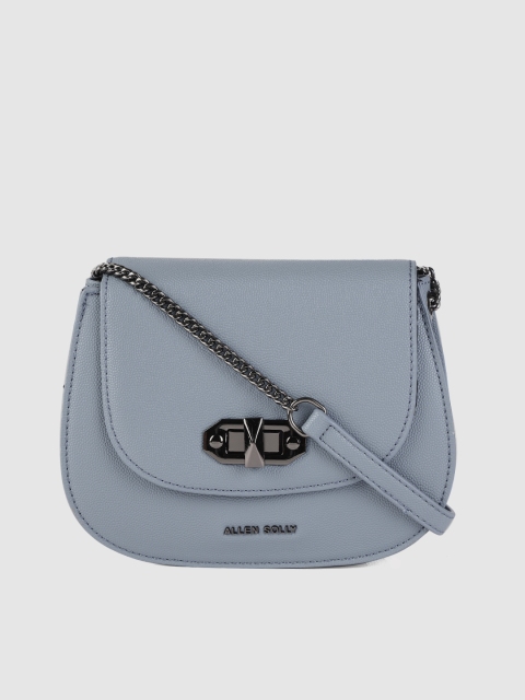 

Allen Solly Blue Structured Sling Bag