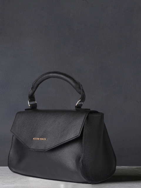 

Allen Solly Black Solid Satchel
