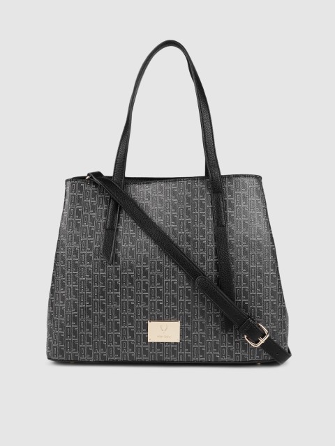 

Allen Solly Black Printed Structured Shoulder Bag