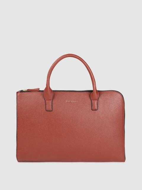 

Allen Solly Women Rust Laptop Bag