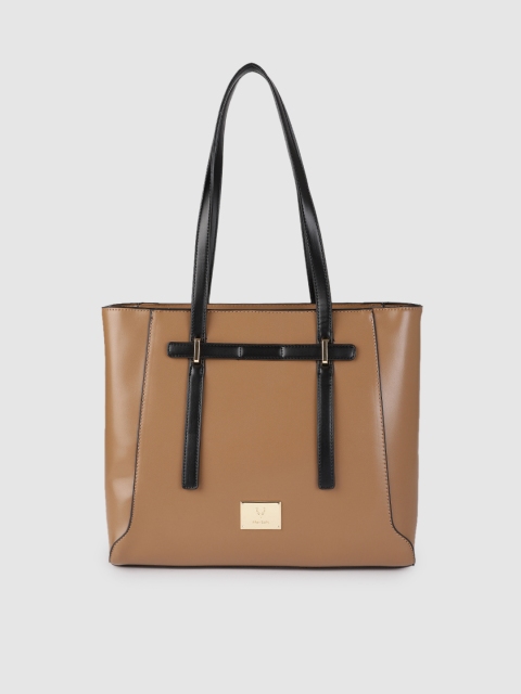 

Allen Solly Tan Brown Solid Shoulder Bag