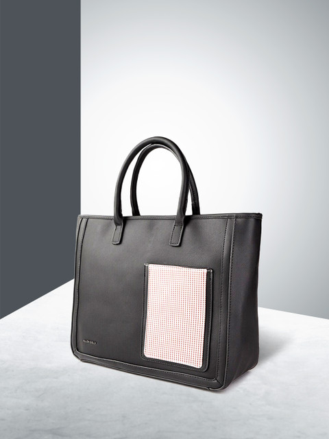 

Allen Solly Black Solid 12 Inch Laptop Handheld Bag