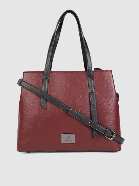 

Allen Solly Maroon Solid Shoulder Bag