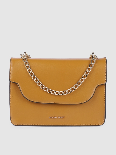 

Allen Solly Mustard Structured Sling Bag