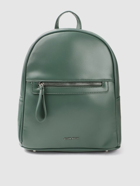

Allen Solly Women Green Solid Backpack
