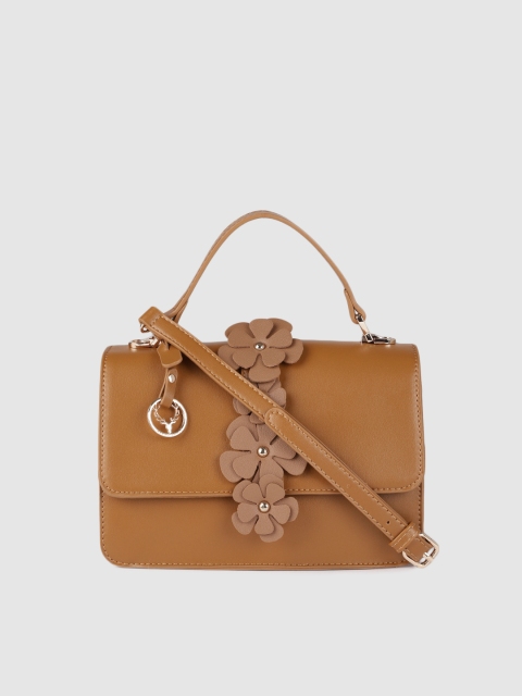 

Allen Solly Brown Solid Satchel