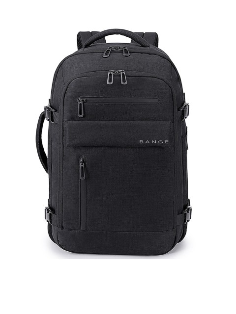 

BANGE Unisex Black Anti-Theft Travel Backpack