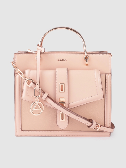 

ALDO Pink Structured Handheld Bag