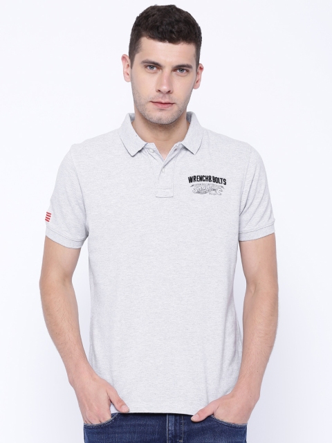 

Wrangler Grey Melange Polo T-shirt