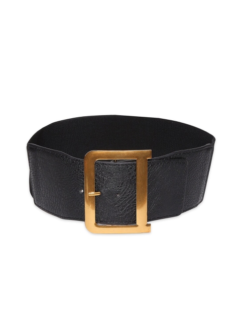 

20Dresses Women Black & Gold-Toned Textured Belt