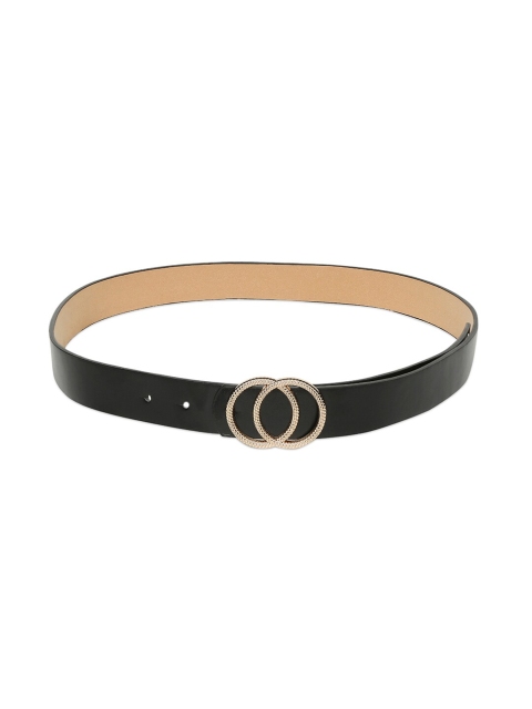 

20Dresses Women Black Textured Belt