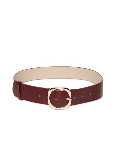 

20Dresses Women Maroon Solid Belt