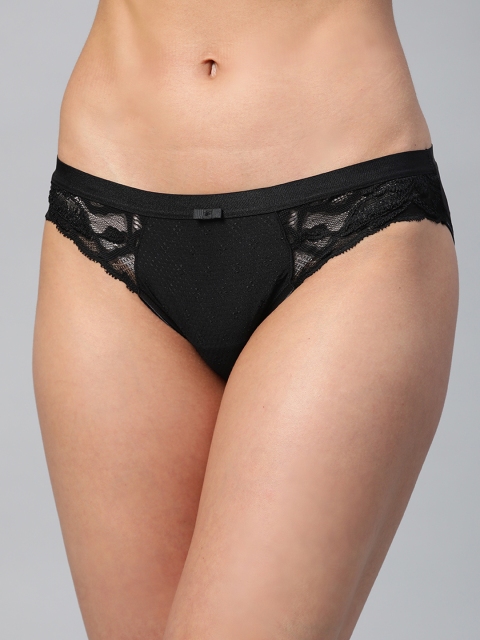 

Marks & Spencer Women Black Lace Basic Briefs T617363