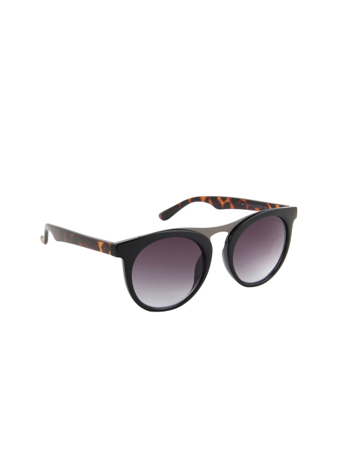 

Farenheit Unisex Brown Printed Gradiant Round Sunglasses SOC-FA-1343-C2, Grey