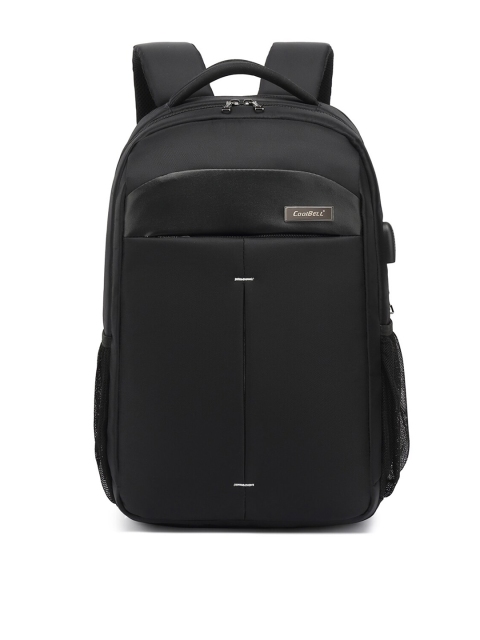 

CoolBELL Unisex Black Solid Laptop Backpack