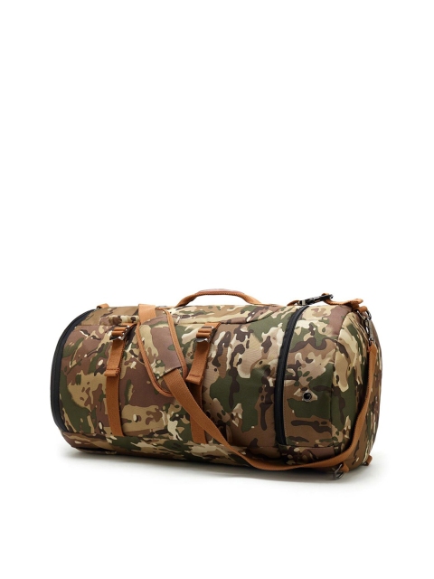

CoolBELL Unisex Green & Tan Graphic Backpacks with Shoe Pocket
