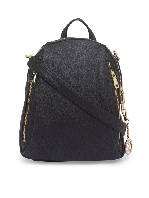 

Sole To Soul Women Black Backpacks with Daisy Chains