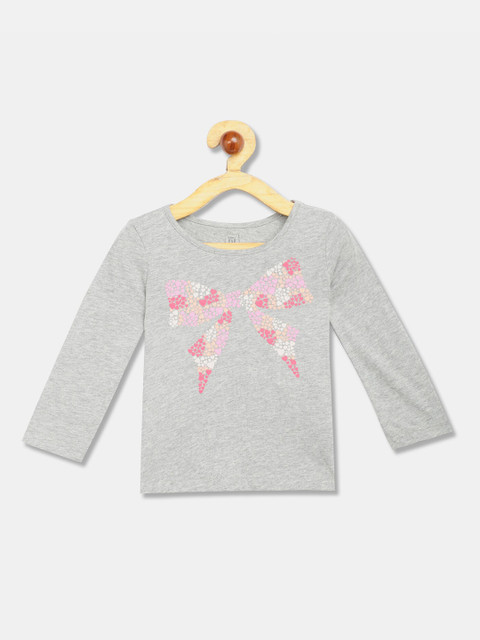 

GAP Toddler Girl Blue Embellished Graphic Tee