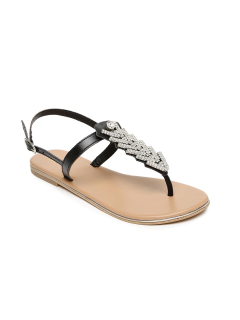 

Tao Paris Women Black Embellished Flats