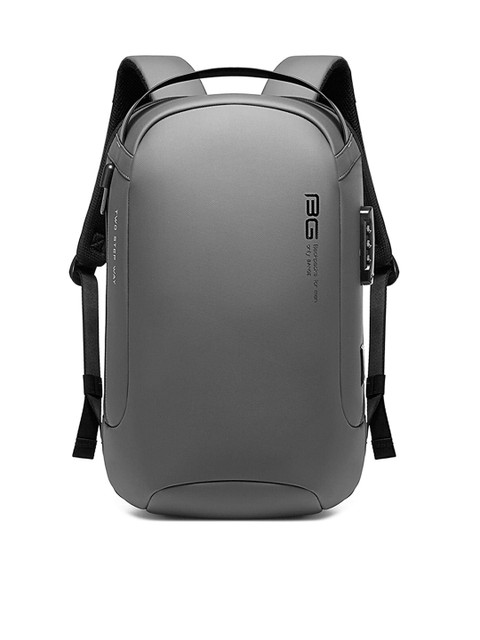 

BANGE Unisex Grey 15.6 Inch Laptop Anti-Theft Backpacks