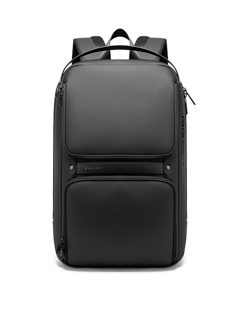 

BANGE Unisex Black Anti-Theft Backpacks