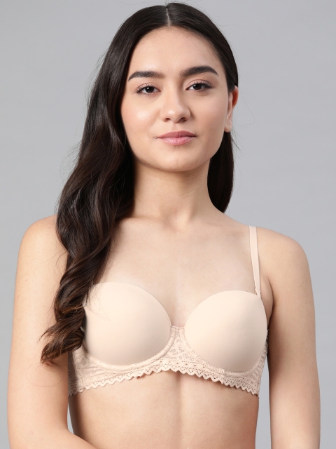 

Marks & Spencer Nude-Coloured Everyday Bra Underwired Lightly Padded