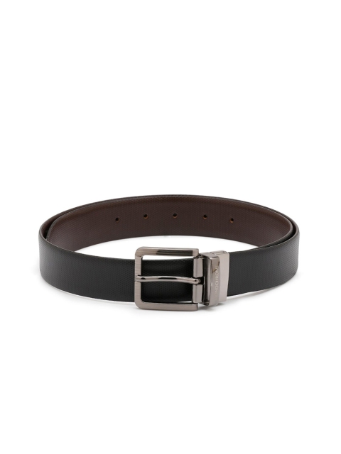 

MONOCHROME Men Black & Brown Solid Reversible Belt