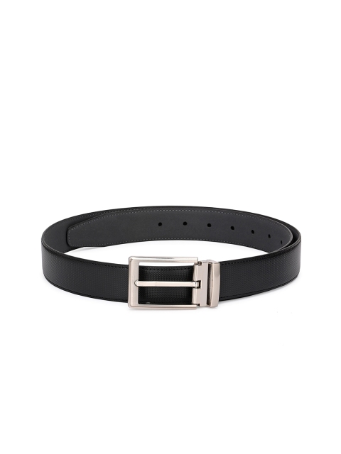 

Calvadoss Women Black & Silver-Toned Textured Belt