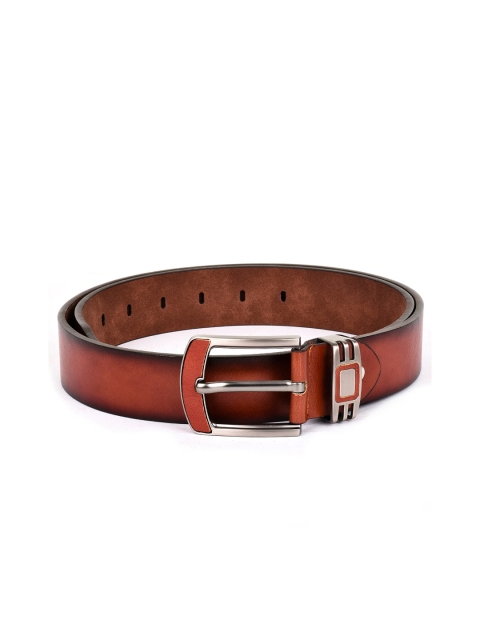 

BuckleUp Men Tan & Black Printed Belt