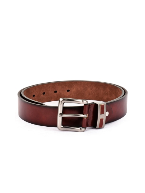 

BuckleUp Men Brown Printed Belt