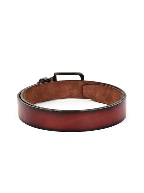 

BuckleUp Men Brown & Black Printed Belt