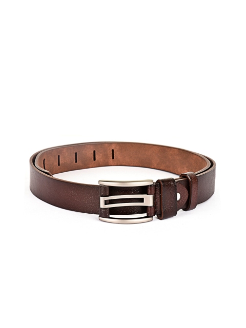 

BuckleUp Men Brown & Black Textured Belt